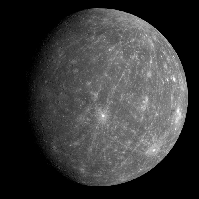 Image of the planet Mercury from NASA Messenger Mission