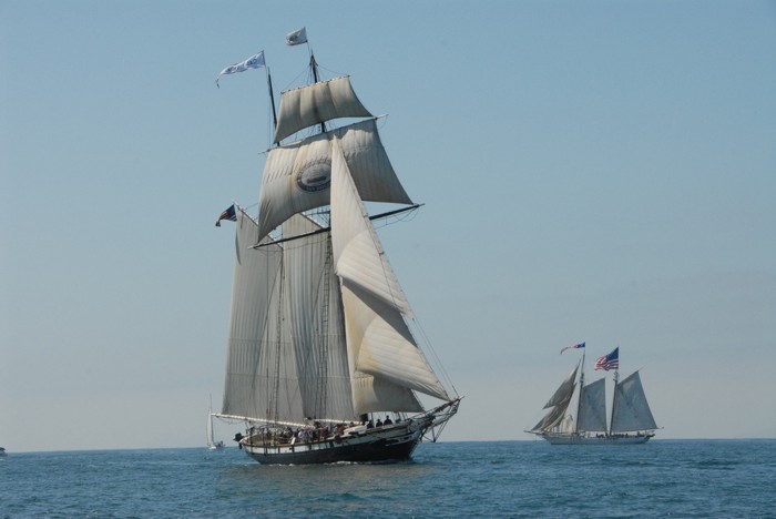 Tall sailing ships