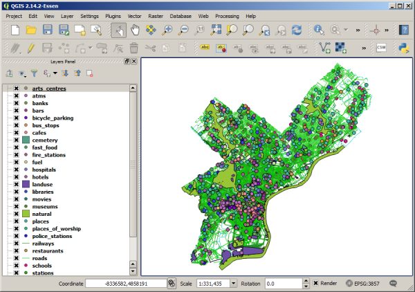 Walkthrough: Clipping and projecting vector data with QGIS and OGR ...