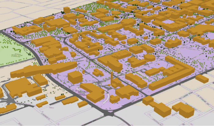 4.2 Extrude the UP_BUILDINGS Layer | GEOG 497: 3D Modeling and Virtual ...