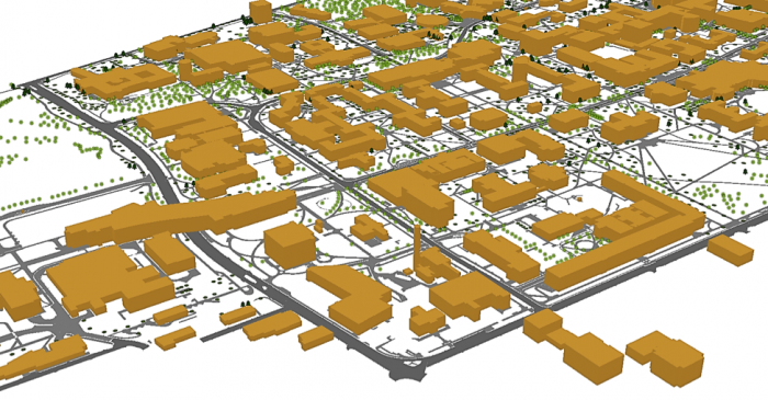 4.2 Extrude the UP_BUILDINGS Layer | GEOG 497: 3D Modeling and Virtual ...