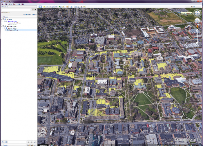 match arcmap 3d view with google earth