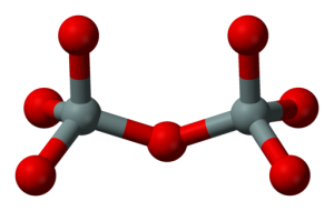 Silicate double tetrahedra 3D Drawing