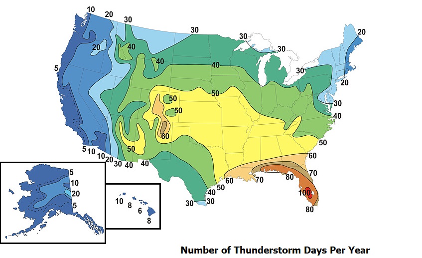 Thunderstorm Climatology | METEO 3: Introductory Meteorology